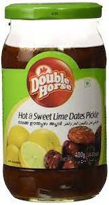 Double Horse Hot and Sweet Dates Pickle 400g