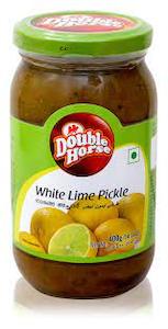 Pickles And Chutney Powders: Double Horse White Lime Pickle 400g