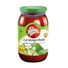 Pickles And Chutney Powders: Double Horse Cut Mango Pickle 400g