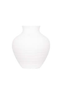 White Urn Vase - Large
