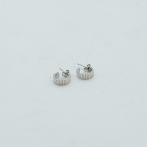 Sophie Lines Hoop Stud 12mm