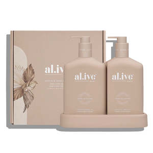 Al.ive Wash & Lotion Duo - Sweet Fig & Apricot