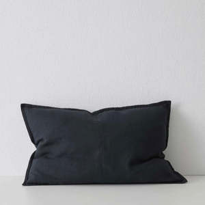 COMO LINEN CUSHION - SHADOW 40 x 60cm