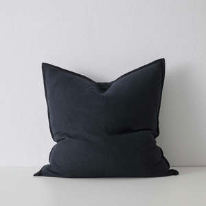 Weave: COMO LINEN CUSHION - SHADOW 60 x 60cm