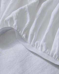 ravello fitted sheet - white
