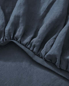 Weave: ravello fitted sheet - denim