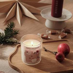 BROSTE Christmas Scented Candle - Happy Holidays