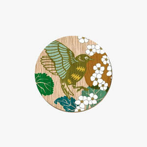 Gifting: Screenprint Tauhou Waxeye Coaster