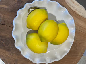 Magnolia Lane - Ruffled Bowl White