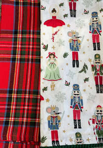 Christmas Dance Tea Towel set/2