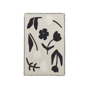 Broste Throw Rosita - Black/Natural