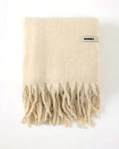 Bedroom: Hommey Merino Alpaca Throw - Natural