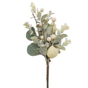 White Berry & Eucalyptus Pick
