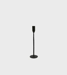 French Country: Dax Black Candleholder Medium