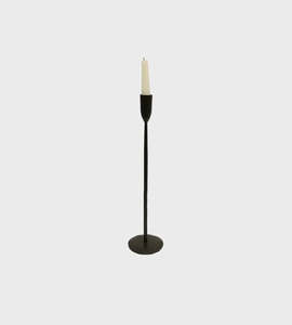 French Country: Dax Black Candleholder Large