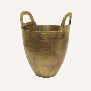 French Country: Burnt Pewter Wine Bucket