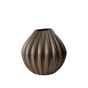 BROSTE Vase Wide X-Large Antique Brown