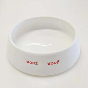 Pets: Dog Bowl - Woof Woof
