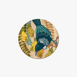 Perfect Additions: Screenprint Tui Coaster