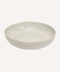 French Country: Franco White Large Serving Bowl