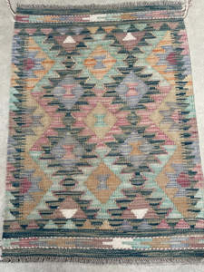Vintage Handwoven Rug 90x 60cm - piece 316