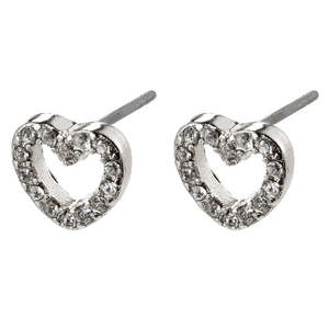 Pilgrim Jewellery: Edie Earrings - Silver Plated