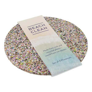 All: Liga Beach Clean Round Placemat-Set Of 4