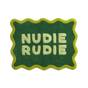 Bathroom: Sage and Clare - Amalie Nudie Bath Mat - Kelp