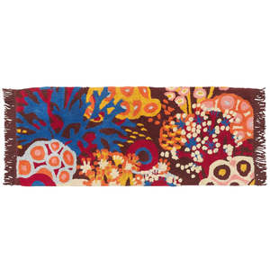 Bathroom: Sage and Clare - Cora Bath Runner - Garnet
