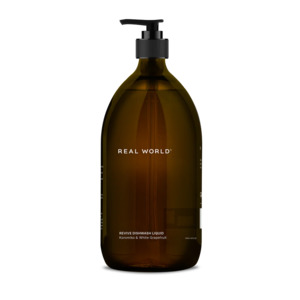 Real World Koromiko & White Grapefruit Dishwashing Liquid Glass Bottle