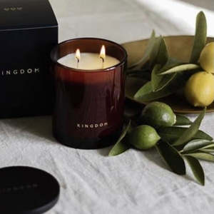 Kingdom: Kingdom LEMONGRASS & LIME - LUXURY SOY CANDLE
