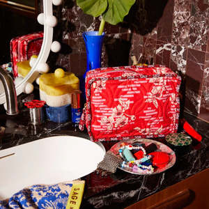 All: Sage and Clare Marta Vanity Bag - Vermillion