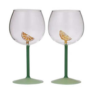 Lemon S/2 Gin Balloon Glass - Gift Boxed