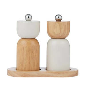 New: S&P Grinder Wood Set 3pc