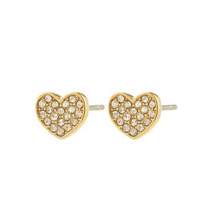 New: Emmett Recycled Crystal Earrings - Gold Plated