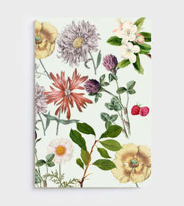 Lettuce Soft Cover Notebook - Berry Bloom