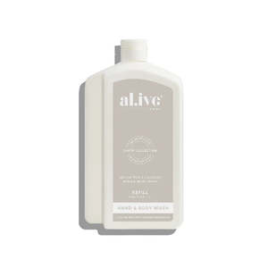 Alive Body 1L Hand & Body Wash Refill - Sea Cotton & Coconut