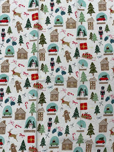 Embellished Christmas Tea Towel - 3 Designs