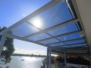 Products: Aluminium Pergola Auckland - Flat Top Pergola Gazebo Hamilton, NZ