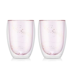Bodum Disney Pavina Double Wall 350ml 2 Piece Set (Pale Pink)
