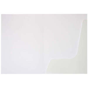FM Presentation Folder Gloss White Single Pocket 50 Pack (250gsm)