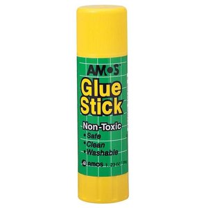 Adhesives: Amos Glue Stick 35gm Jumbo