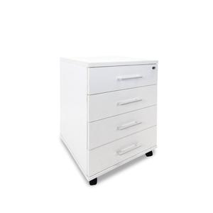 Sonic White 4-Drawer Storage Unit
