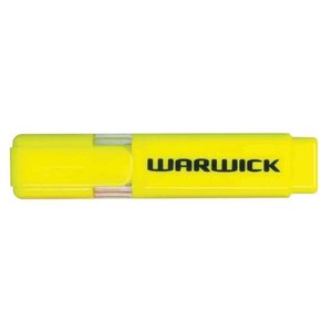Office Essentials Range: Warwick Highlighter Stubby Yellow