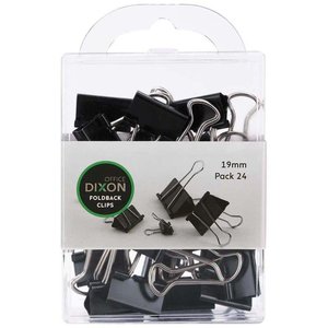 Dixon Foldback Clips 19mm (24 Pack)