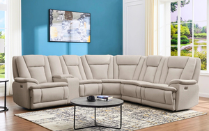 Products: Dawson Electric Recliner Corner Lounge Suite - Home Planet