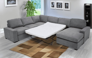 Products: Johnson Corner Lounge Suite with Sofa Bed - Home Planet