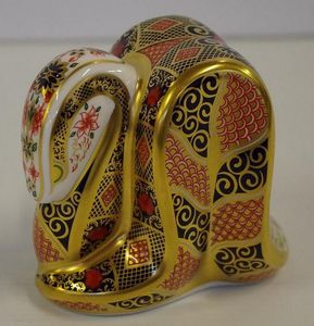 Imari Snake Paperweight