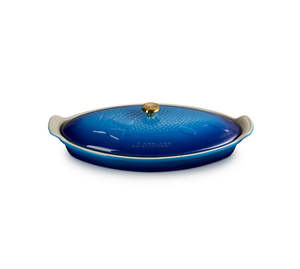 Heritage Fish Baker Azure Blue