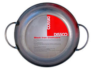Black Iron Paella Pan 22.5cm